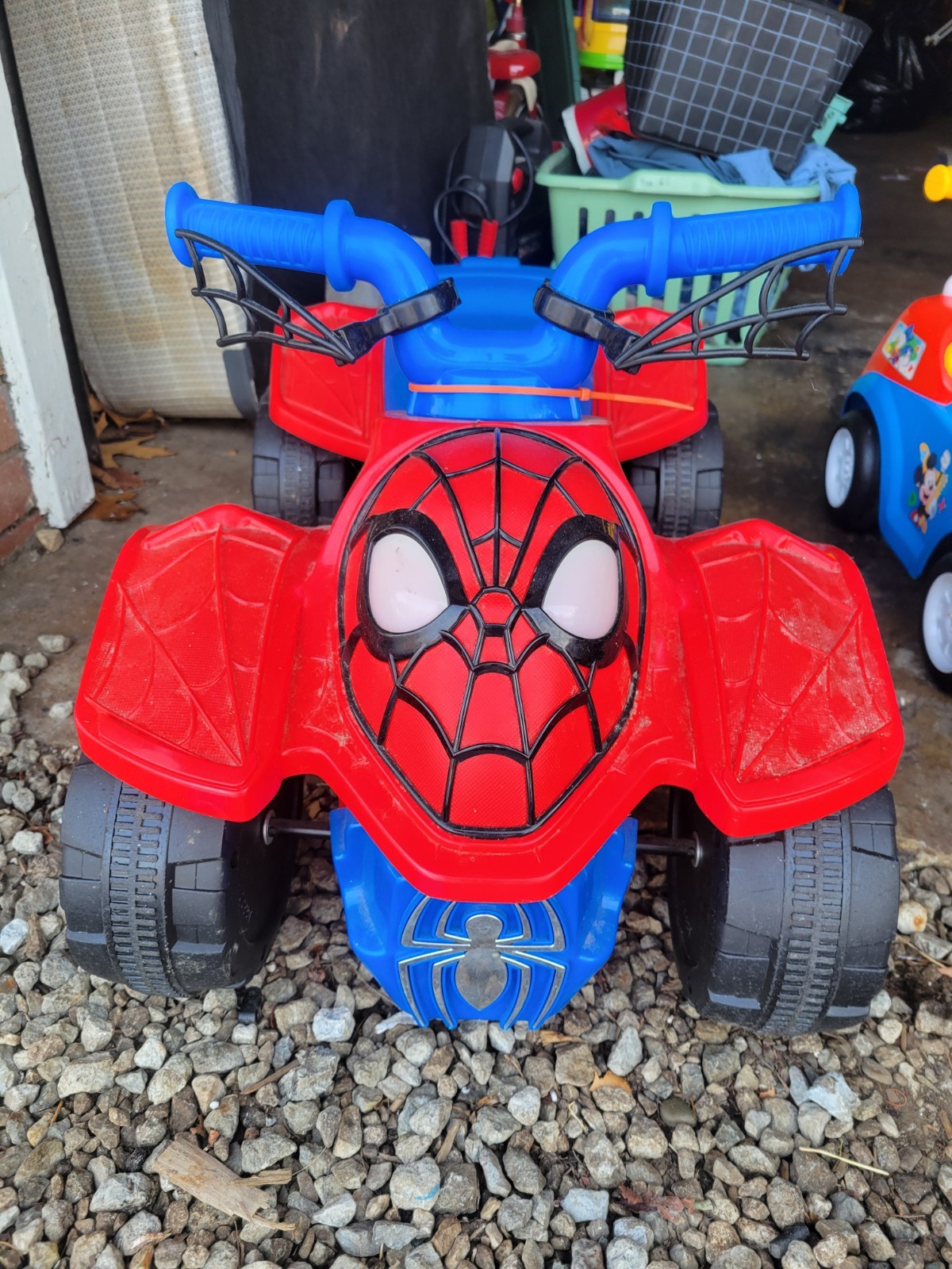 Spider-Man Battery Operated Ride-On Toy Red Blue Cars 3-7 Years