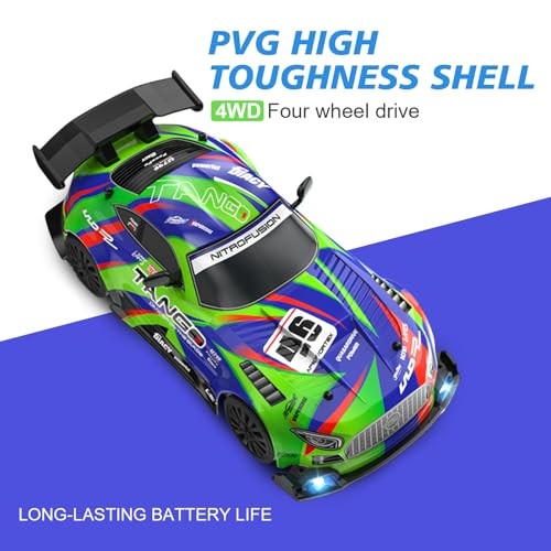 Drift RC Car for Electric Toy Car Hobby Racing Car Toys with 1-green