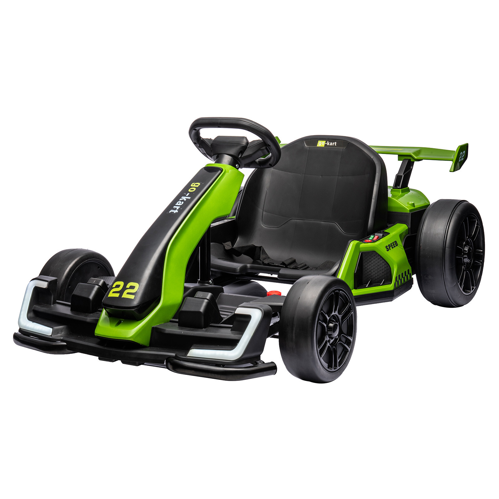 24V Ride on Go Kart 8MPH High Speeds Drifting Car Toys Gift for Kids 6-12 Years