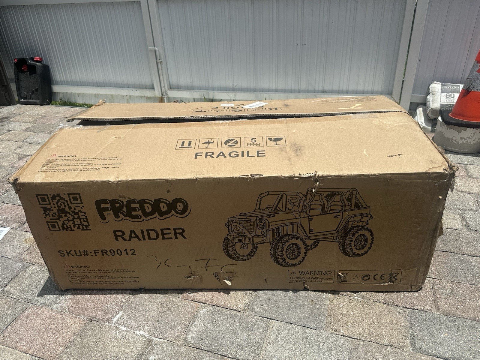 NEW Freddo Raider 24V Ride On Jeep 2-Seater – Yellow – FR9012