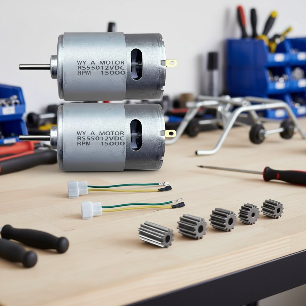 Performance Boost: 18V Electric Motor Set for Kids’ Ride-On Vehicles – 15000RPM