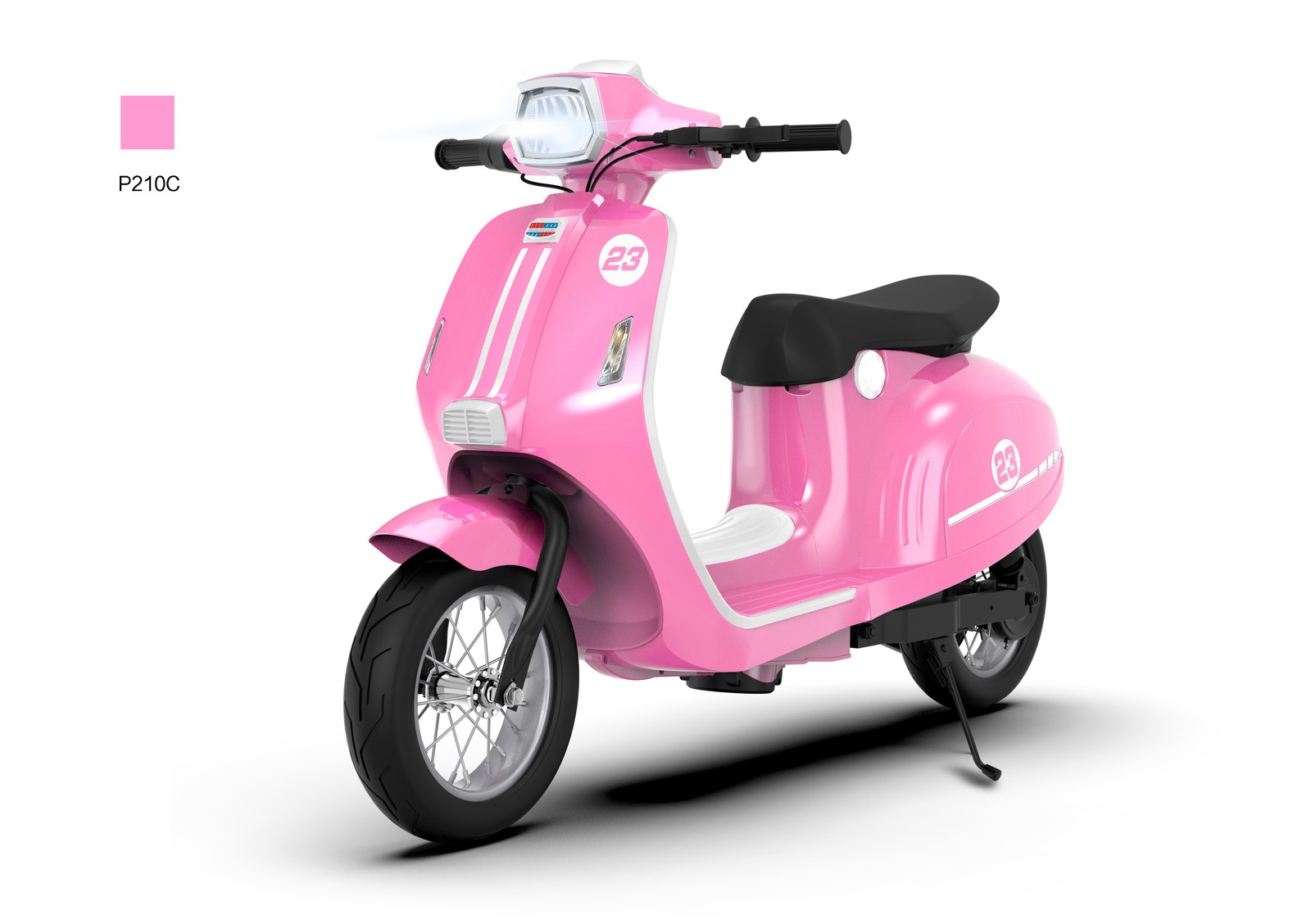 24V 350W Kids Motorcycle Electric Moped Scooter Motorbike Toy with LED for 8-12Y