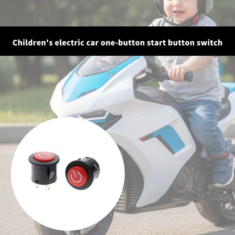 Children Ride On Vehicle Start Power Button Repair Part With Push Start Design