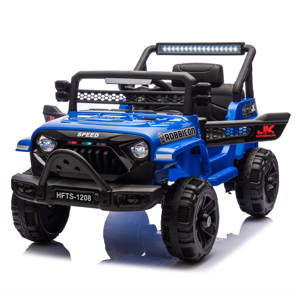 12V Kids Ride On Electric Truck Car W/Parents Control,2WD,Four-wheel suspension