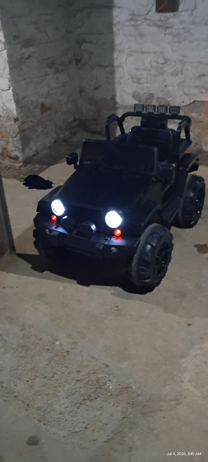 Battery Powered Kids Ride-On Jeep SUV Truck, Blac0k, Lights, Ages 3-7 (2026)