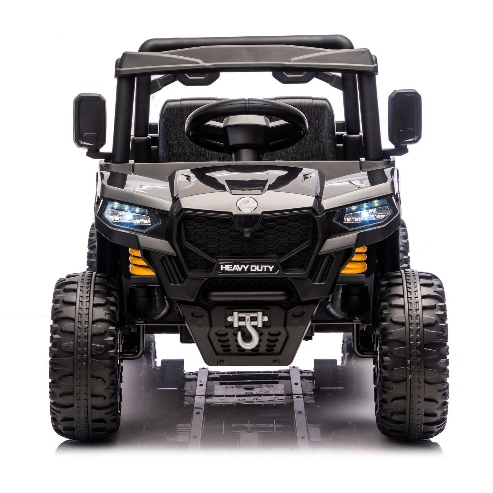 24V 400W 6-Wheel Kids Ride On Dump Truck Toy Car 4WD Parents Control LED Music