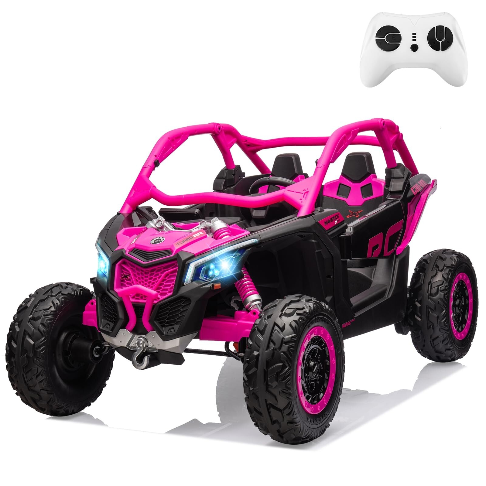24V Ride on UTV Car Electric Toys 4WD Off-Road Quad W/Remote For Kids Gift
