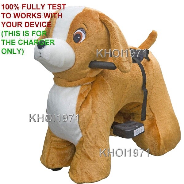 WALL Charger AC adapter FOR DOG HAI-ROD Plush ELECTRIC Animal scooter ride on
