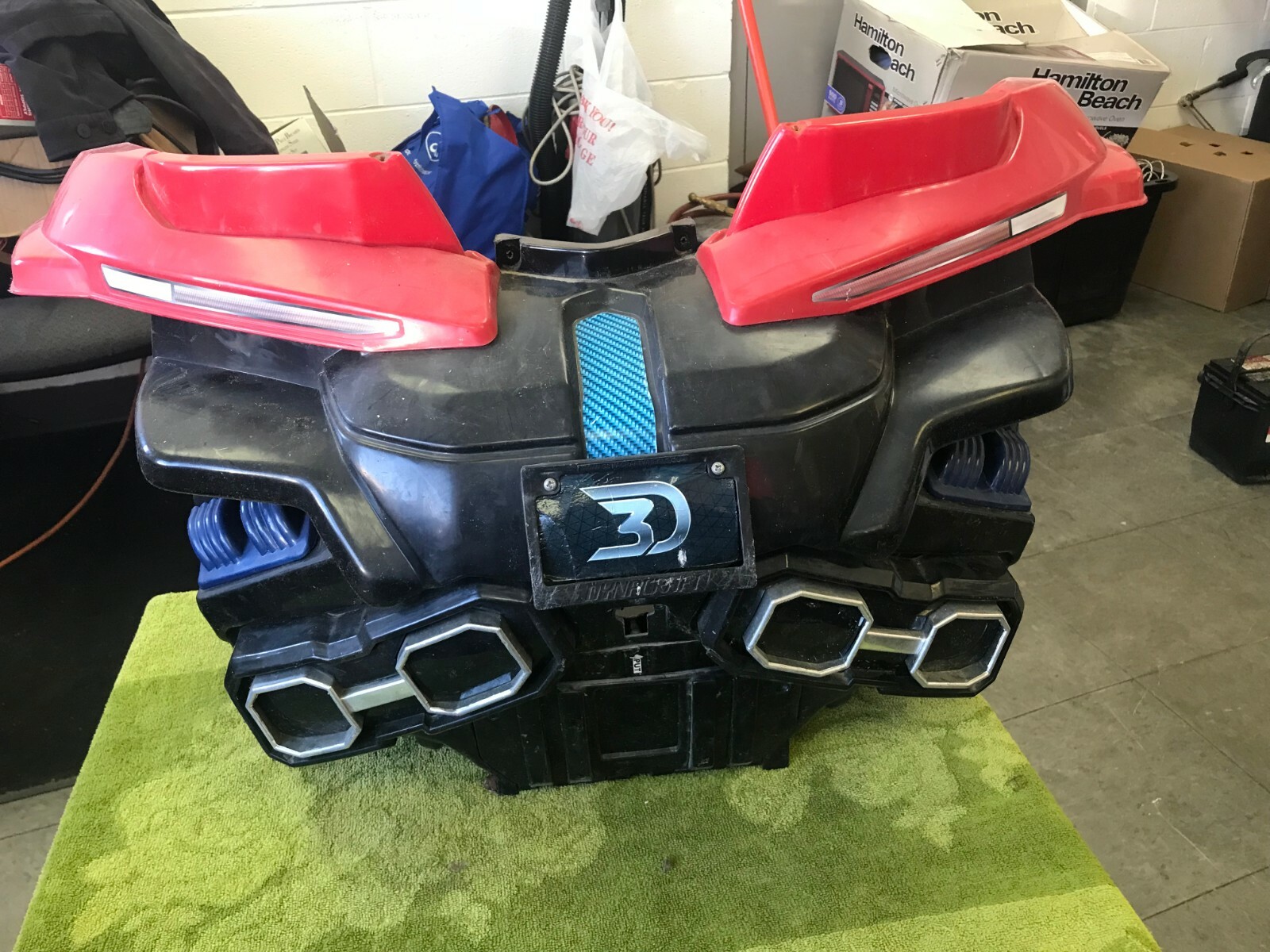 8802-12 Dynacraft SPIDER-MAN 12V DUNE BUGGY REAR SECTION WITH BATTERY STOWAGE