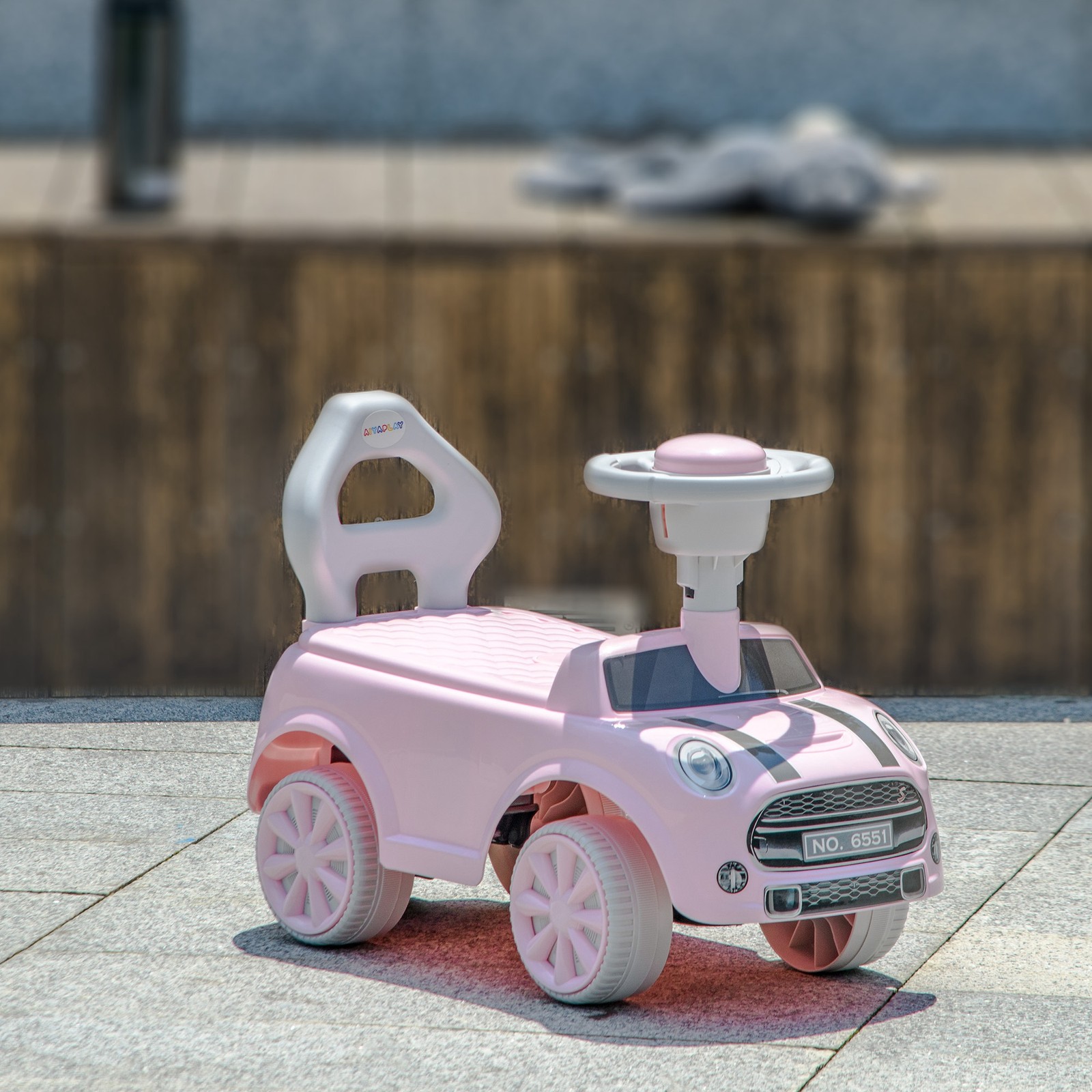 Toddler Ride on Toy, Foot to Floor Sliding Car, Pink