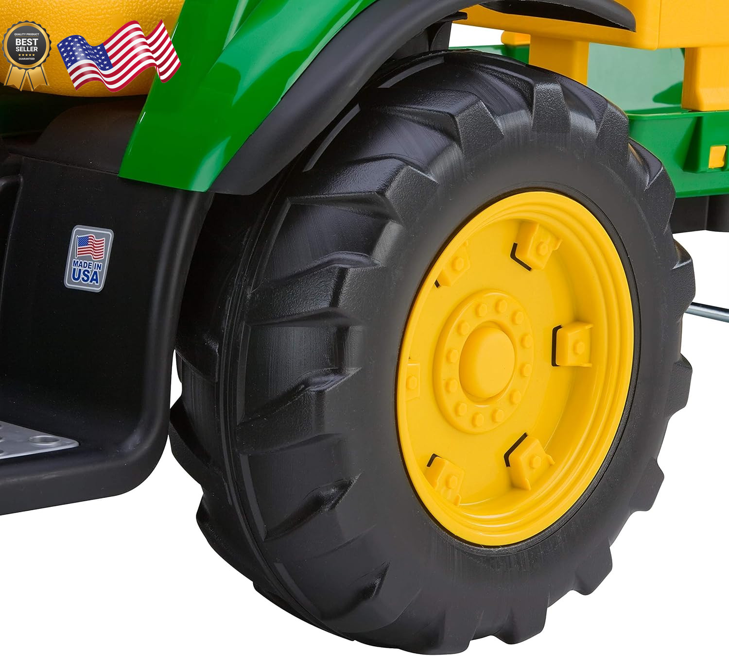 Peg Perego John Deere12 Volt Multi-Speed Ride on Ground Force Tractor & Trailer
