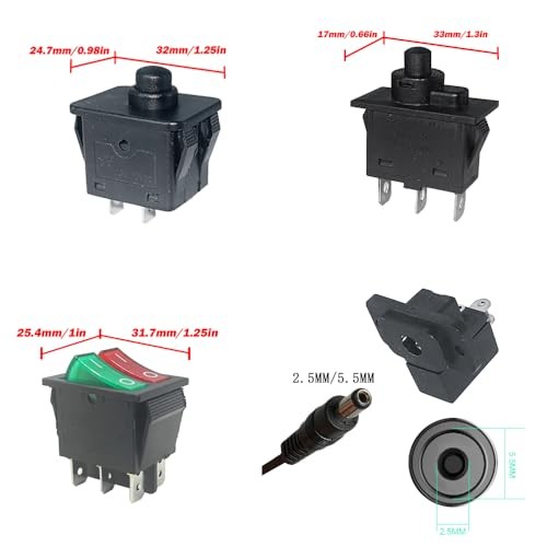 14PCS Set of Switch Kit for Power Wheels Kid’s Ride on Toys Replacement Parts,