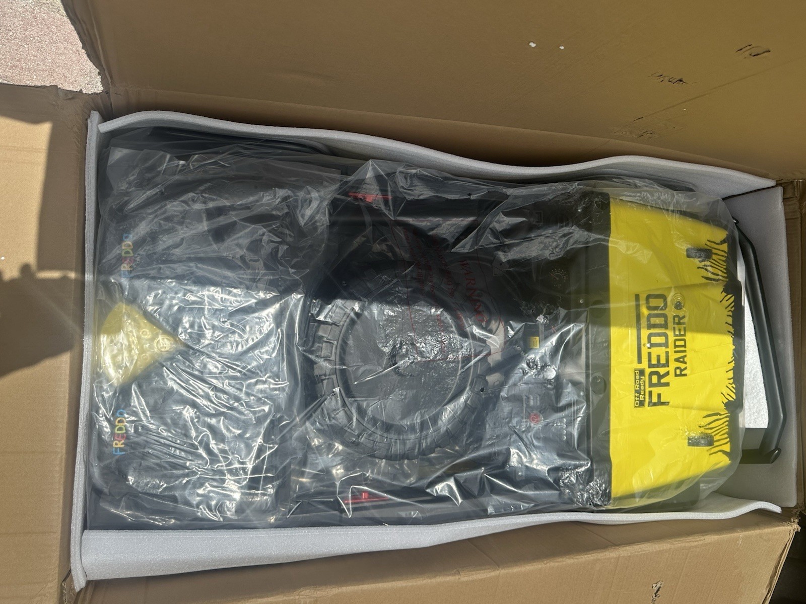 NEW Freddo Raider 24V Ride On Jeep 2-Seater – Yellow – FR9012