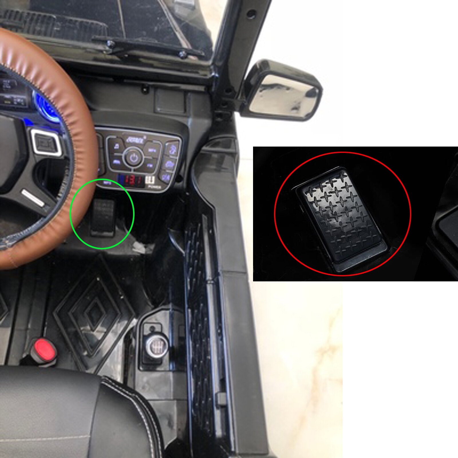 Pedal Reset-Control For 6V 12V Kids Electric Ride On Car Bike Scooter Buggy Quad