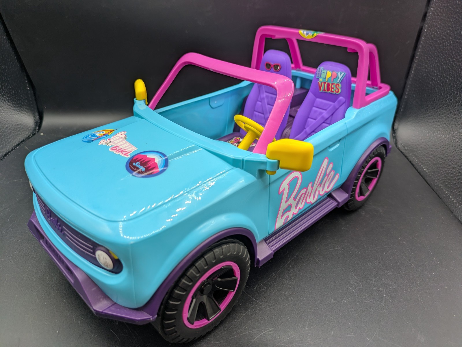 Barbie RC SUV Hot Wheels Remote Control Vehicle Blue Purple Pink (missed remote)