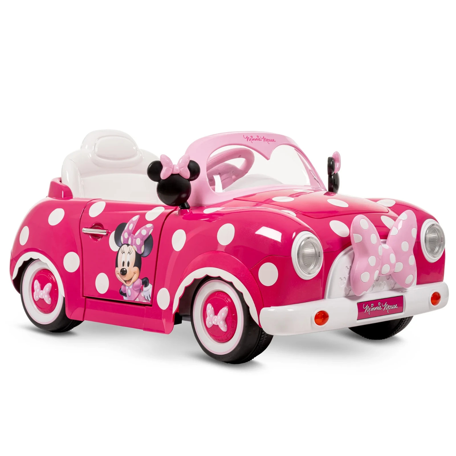 Huffy Minnie Mouse 6V Battery-Powered Ride-On Car for Kids Ages 3+