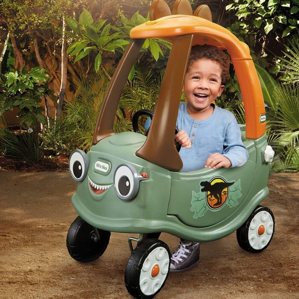 T-Rex Cozy Coupe Ride-On Car for Kids – Large Multicolor Fun & Adventure