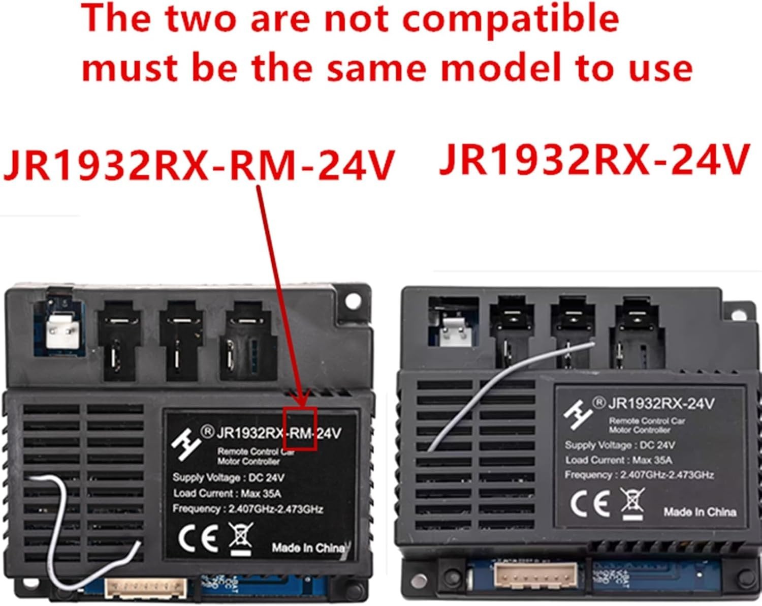 Upgrade Your Kids’ Electric Car with 24V JR1932RX-RM Control Box – Easy Pairing!