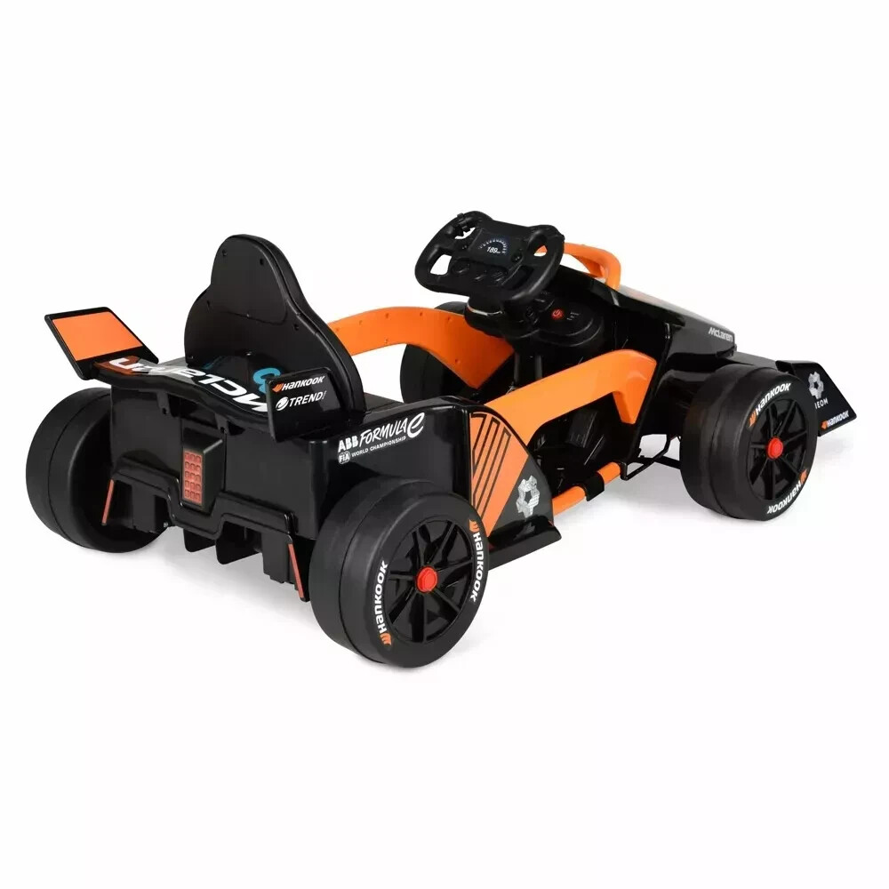 McLaren Formula F1 Race Car 12V Battery-Powered Vehicle , Ages 3+, Orange/Black