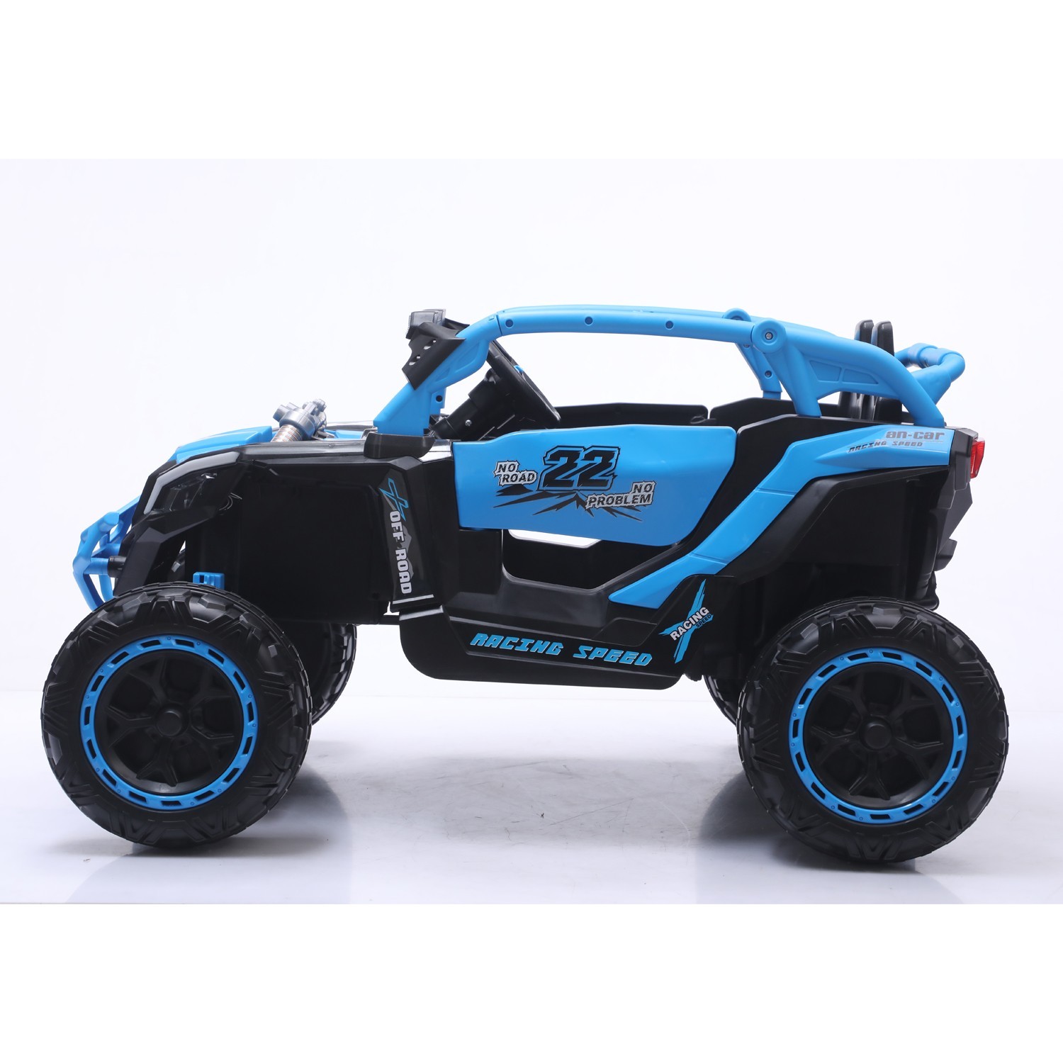 24V 400W Ride on UTV 2-Seater Electric Car Truck Power Wheels with Remote, Blue