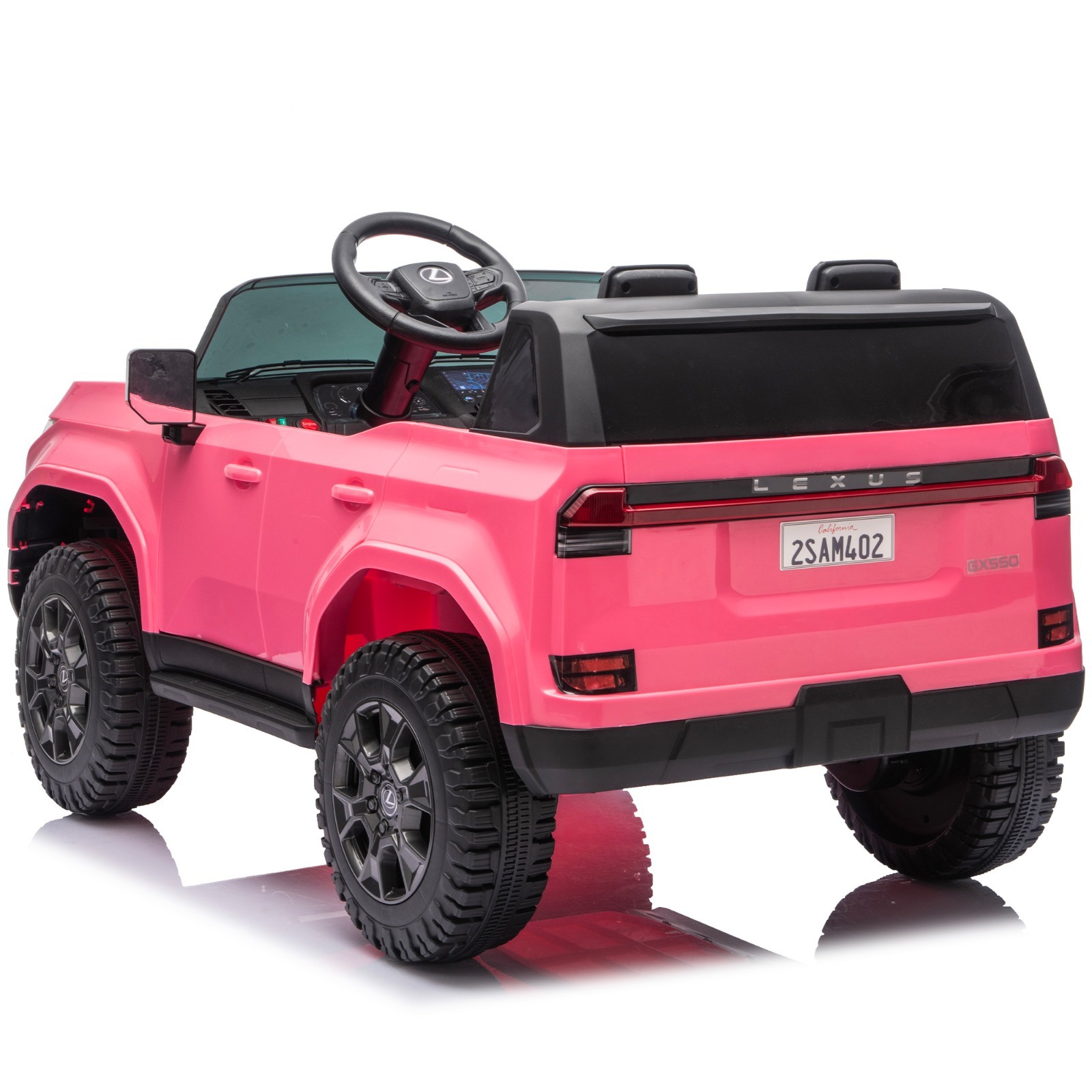 24V 2-Seaters Kids Ride On Car Lexus GX550 Electric Turck Four-wheel Suspension