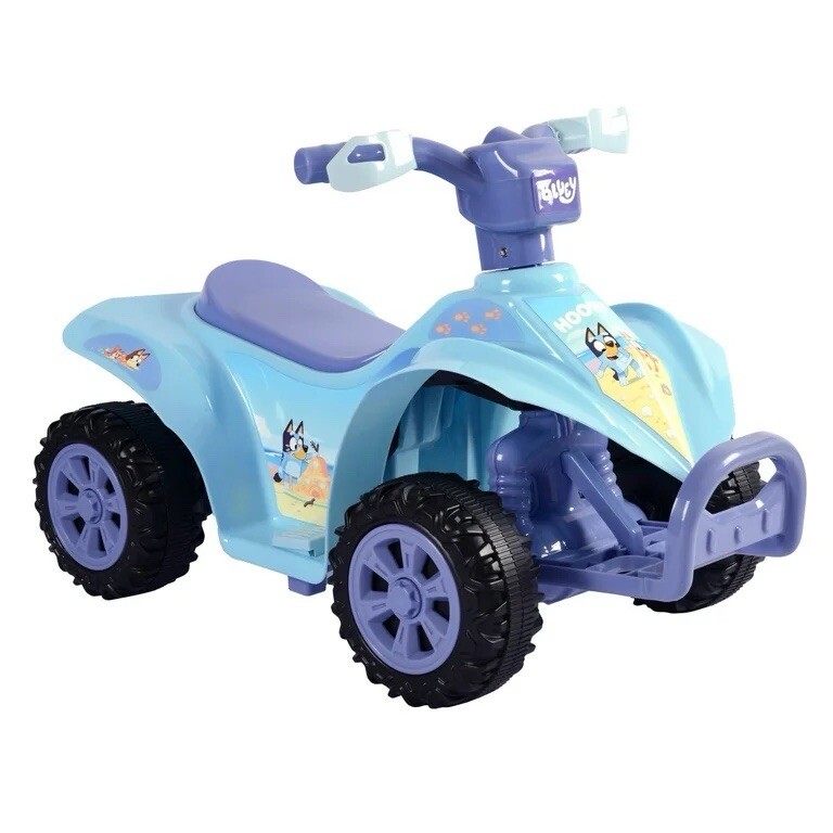 Bluey 6V ATV Quad for Kids – Powerful and Safe Ride-On Toy with Rechargeable …