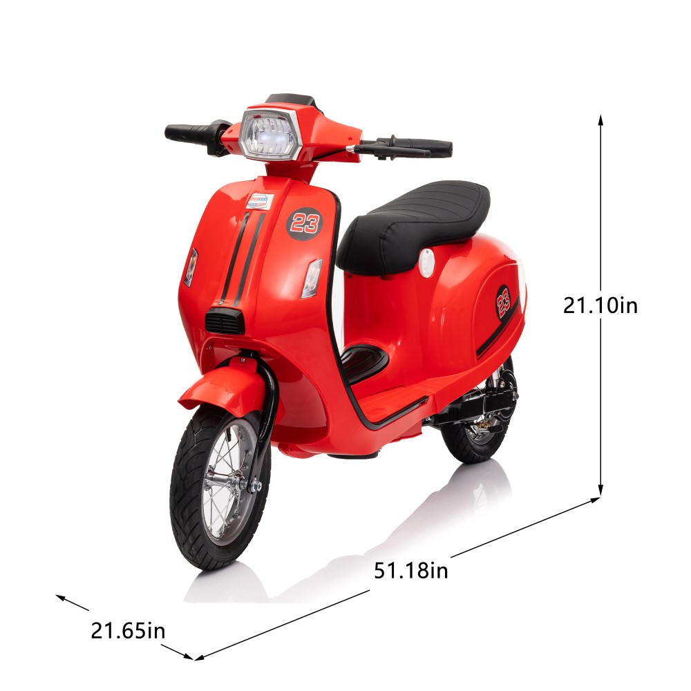 24V Kids Ride On 2-Wheel Electric Motorcycle For Kids Aged 8-14,DJYC1