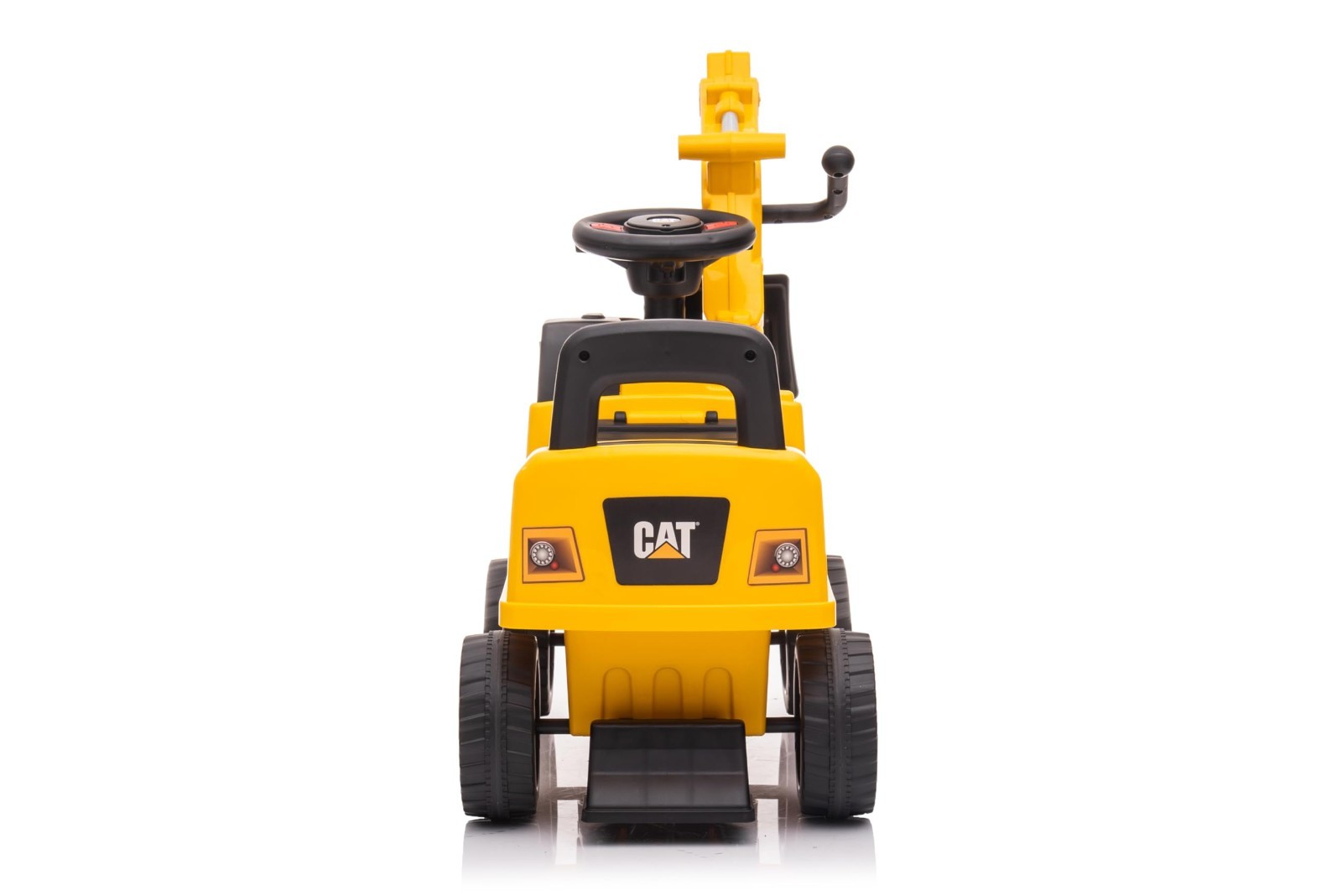 Licensed Excavator Ride-On Digger Toy for Kids – Rotating Bucket & Storage – Tod