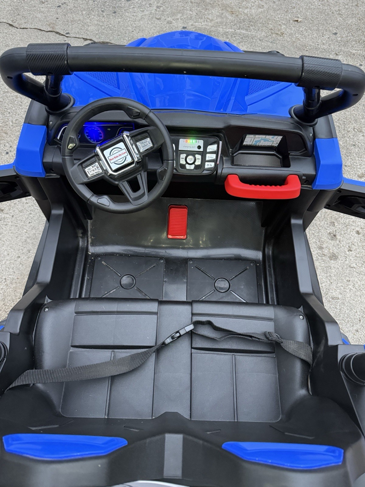12V Kids UTV Rover Ride-On Car with LED Lights and Safety Belt