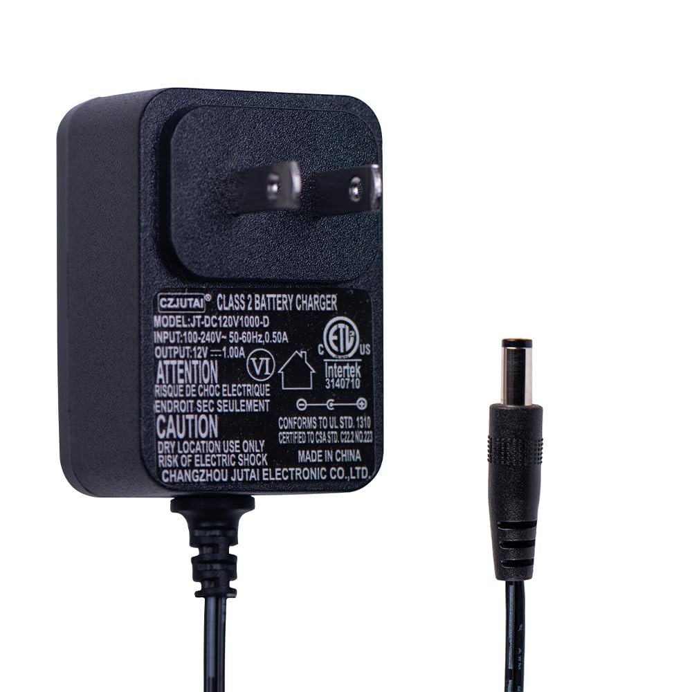 12V Charger for Kids Ride On Car,12 Volt Battery Best black