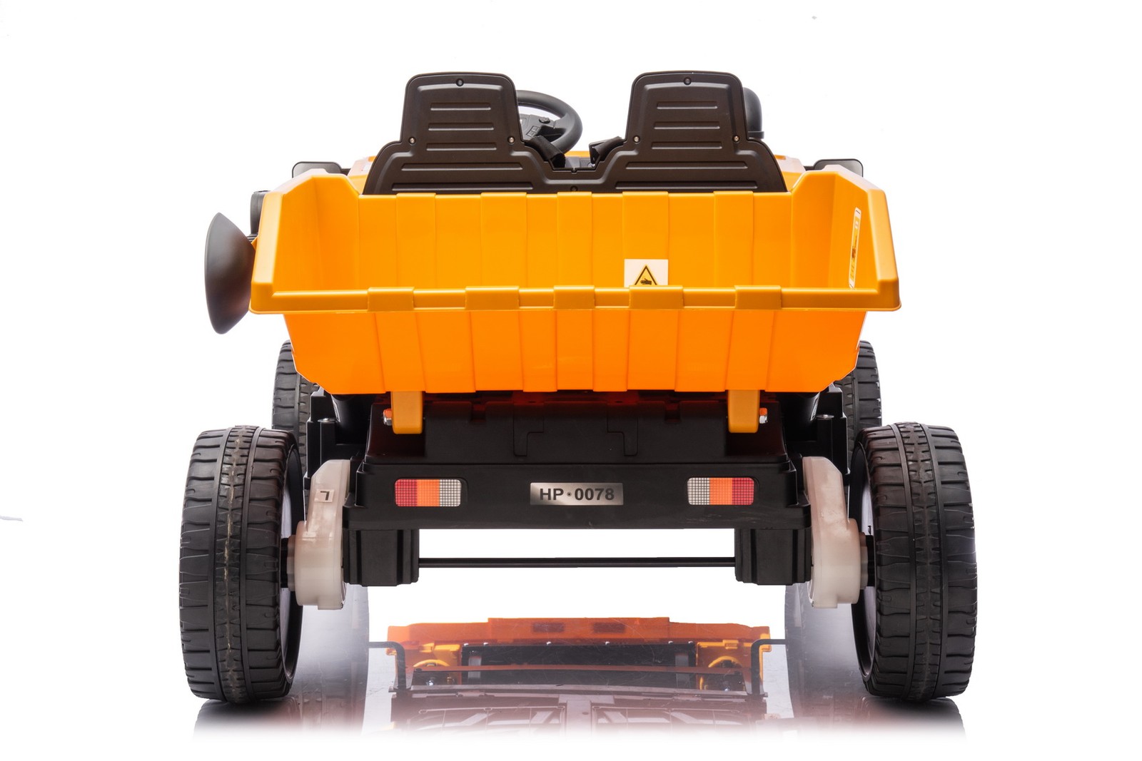 12V 7Ah Ride On Dump Truck 2-Seater Construction Vehicle Car Parent RC Control