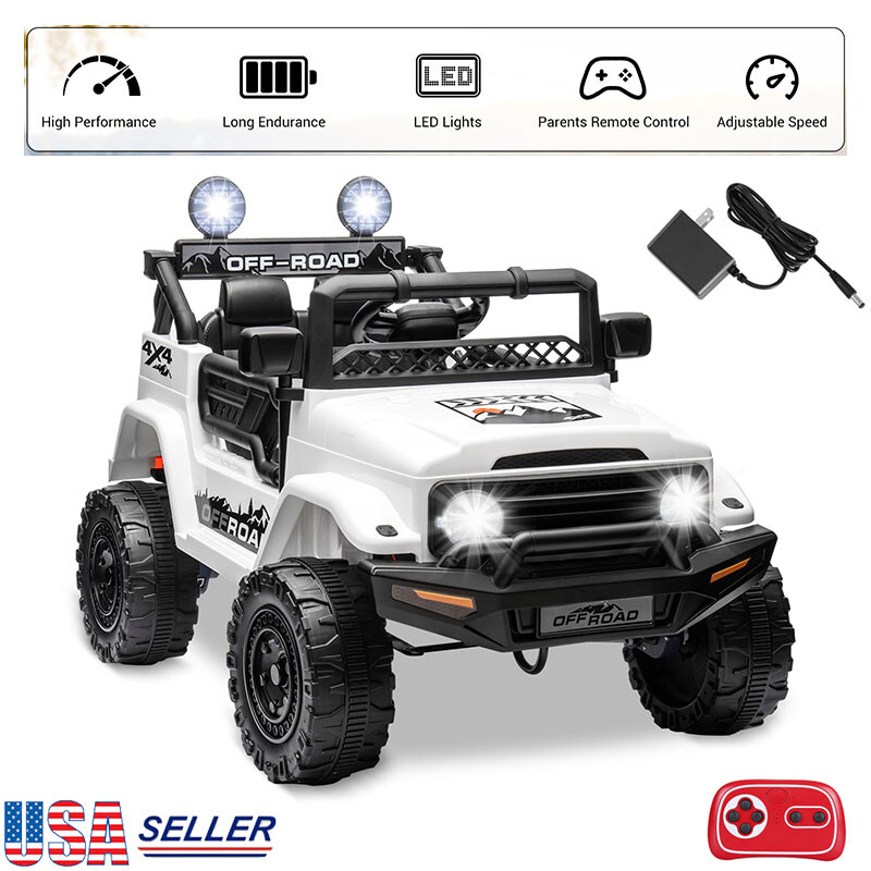 12V Kids Ride on Car 2 Seater Electric Vehicle Truck Toy Jeep w/Remote Control