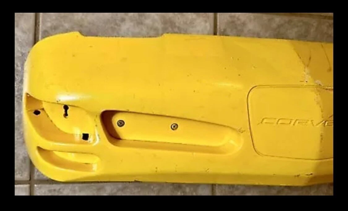 Safety 1st Corvette C5-R Pratt & Miller Front AND Rear Bumpers Yellow