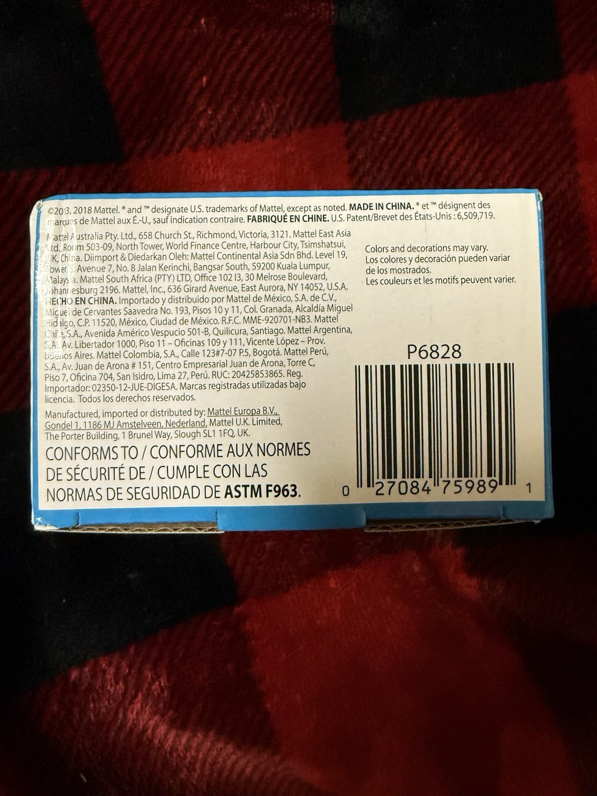 Power Wheels Fisher Price P6828 Battery Replacement NEW