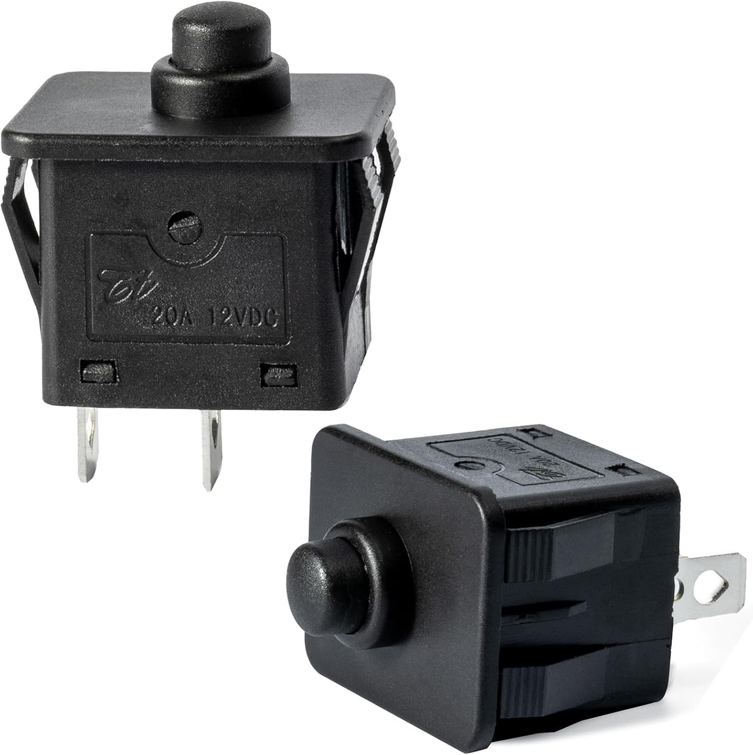 2 Pcs 12volt 6volt 2Pin Plunger Type Power Wheel Foot Pedal Switch Accelerator G