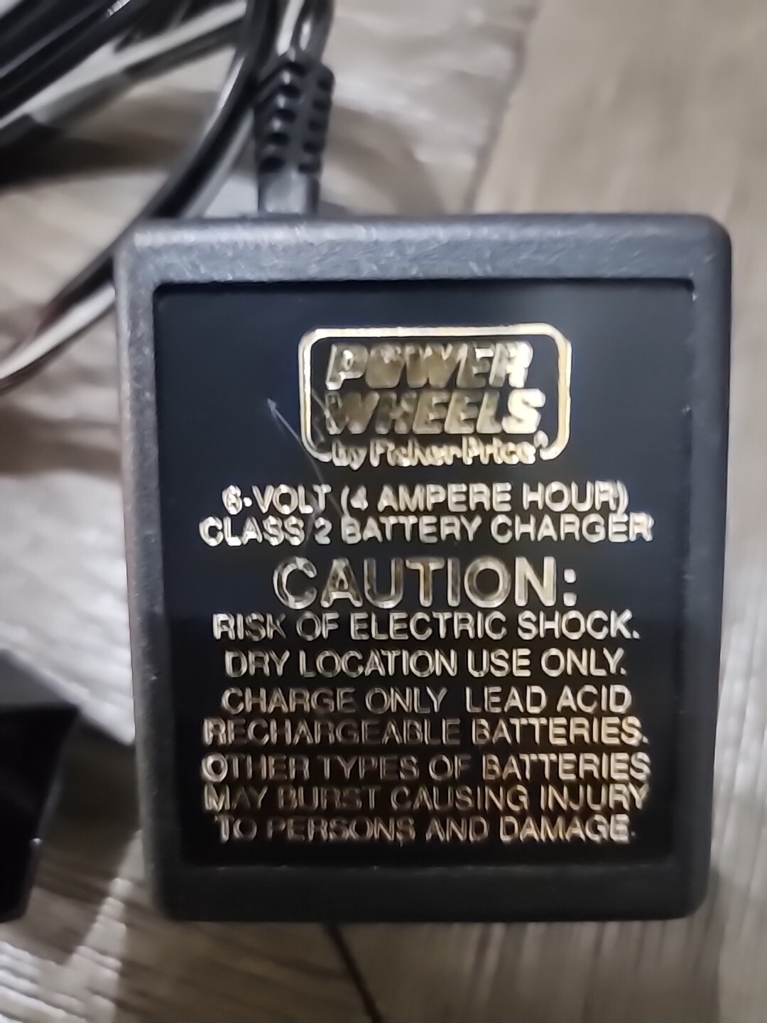 Power Wheels by Fisher Price 040135 Class 2 Battery Charger, 6V 4A