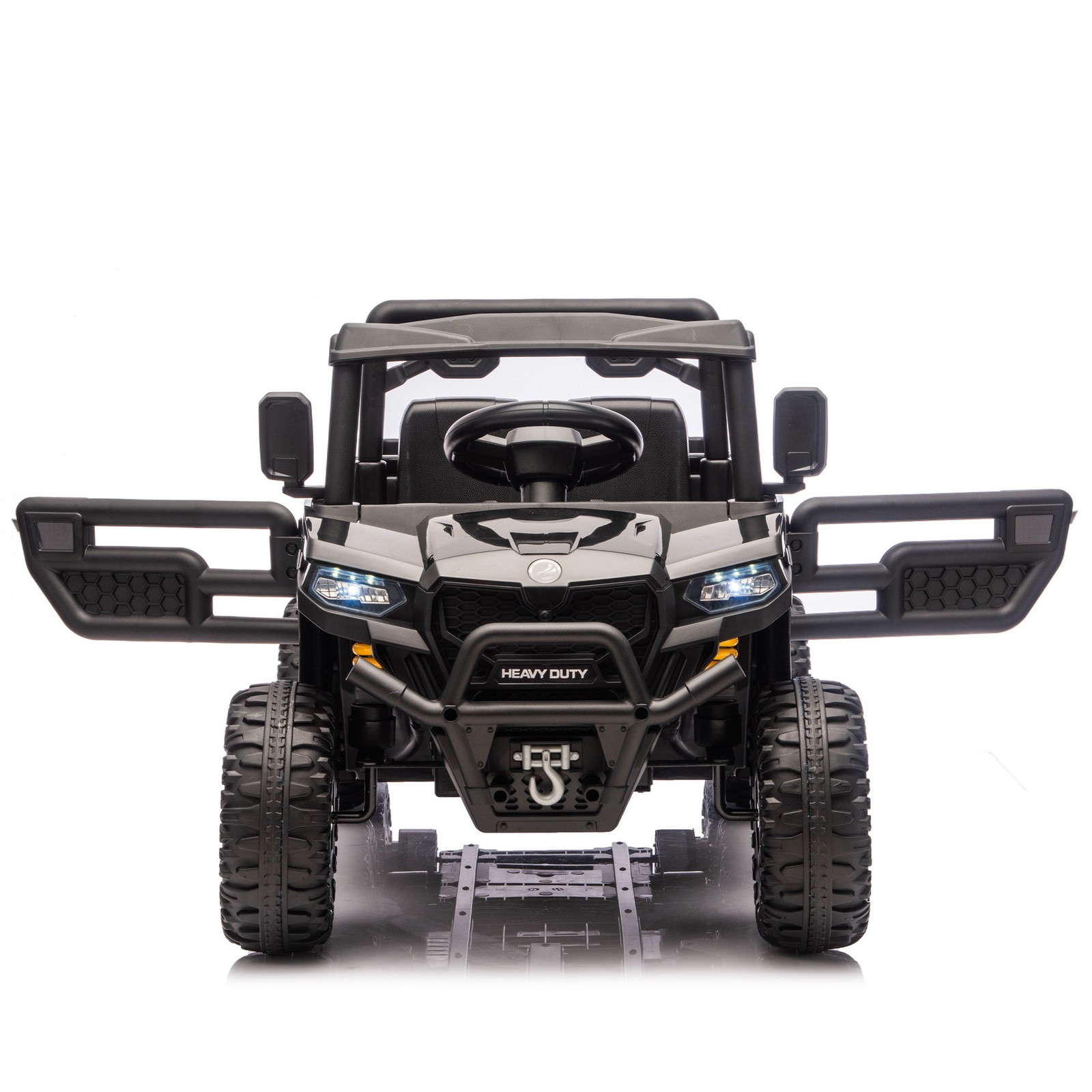 24V 440W Kids Ride on Dump Truck UTV Toy Car 4WD 6-Wheels Parent Control Music