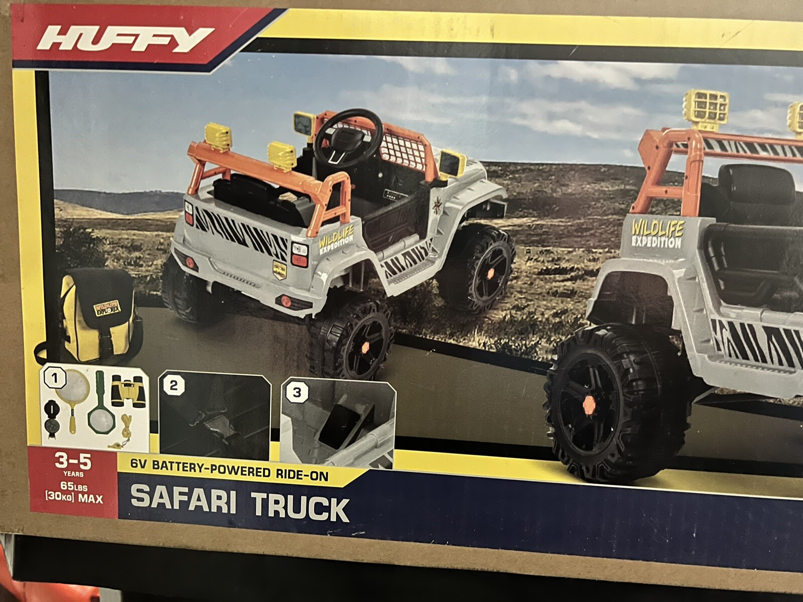 Huffy 6V National Geographic Safari Kids SUV Powered Ride-On