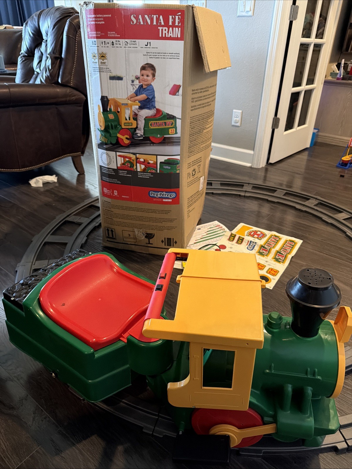 Peg Perego Santa Fe Train Ride On, 18 months to 36 months