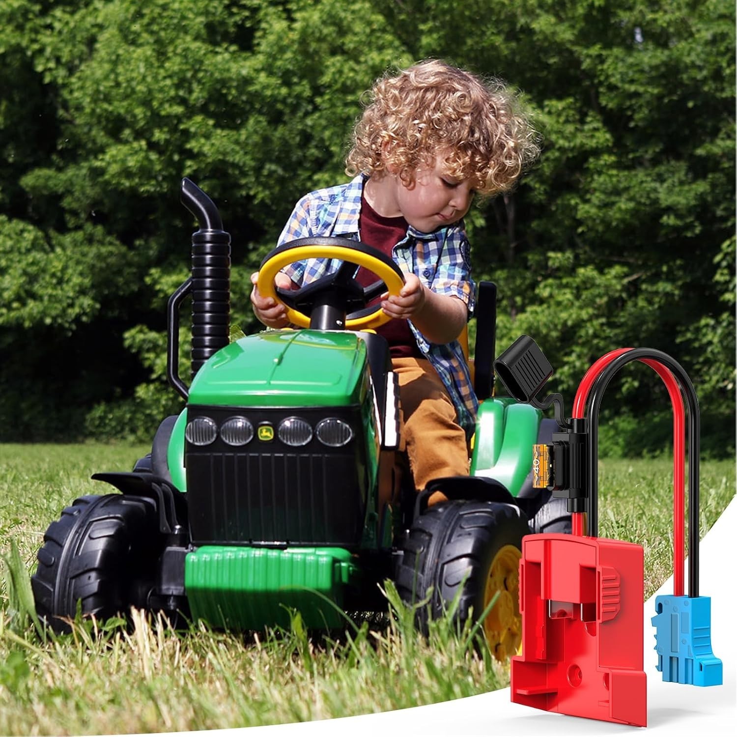 Power Wheels Adapter for Milwaukee 18V Battery Peg Perego Ride On Upgrade Kit