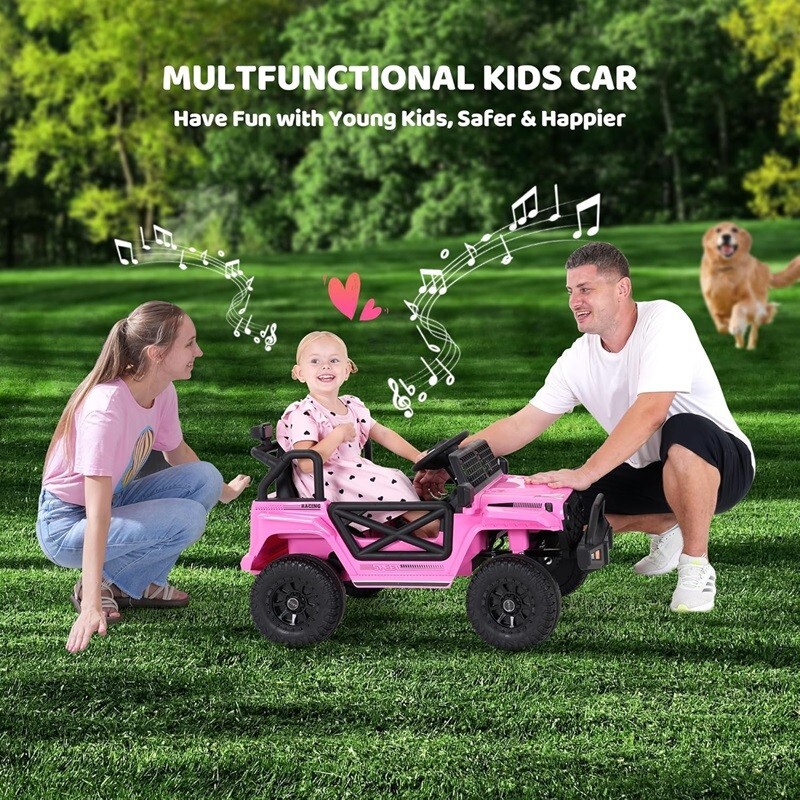 Carro Electrico Para Niños De 2 A 4 Años Montar Manejar Jugar Con Control Remoto