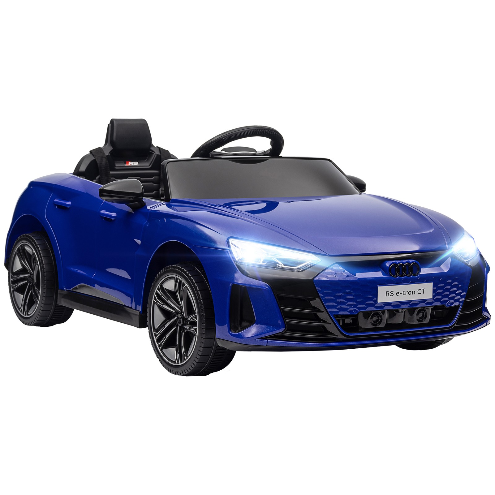 12V Kids Electric Ride On Car, Licensed Audi RS e-tron GT, Dark Blue