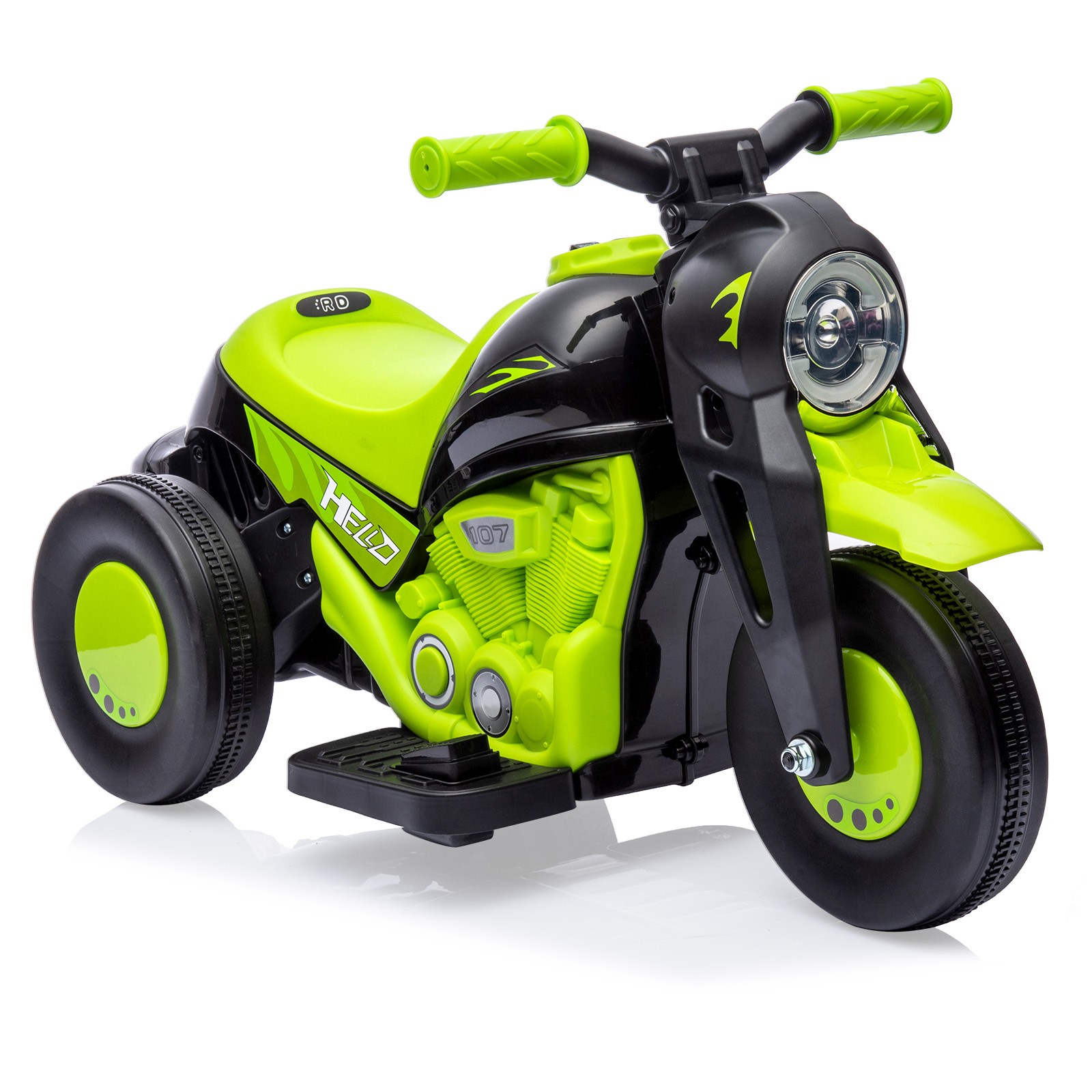 Garvee Kids 3 Wheels Motorbike 6V Ride on Bubble Car Electric Motorcycle Toys