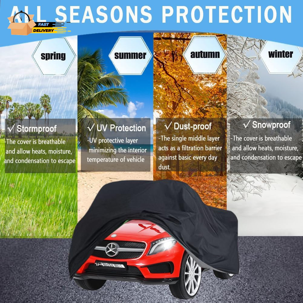 Kids Ride-On Toy Car Cover, Waterproof Kids Car Cover for Large Ride on Truck T