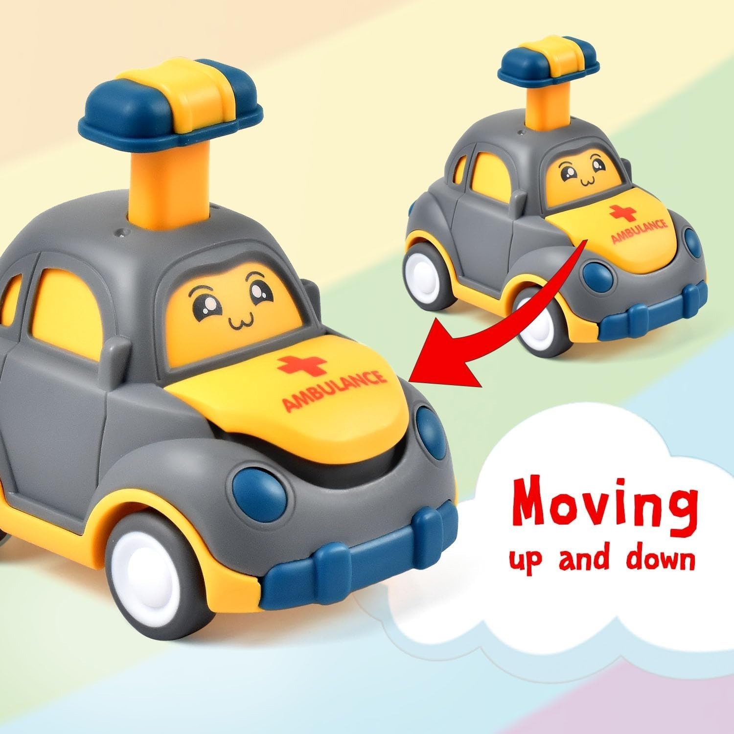 Non-toxic ABS Toy Car Set for Toddlers – Imagination Boosting Gift for Kids
