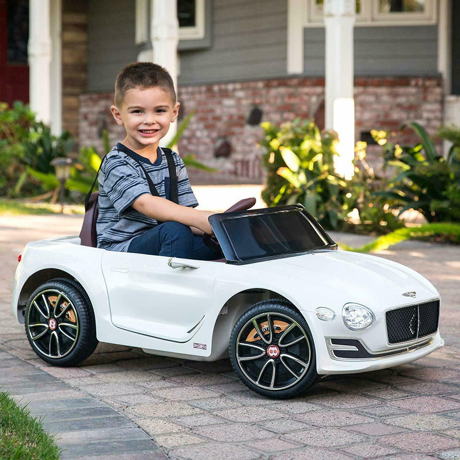 12V Kids Car Power Wheels Ride-on Toy Vehicle with Remote Control & LED Lights