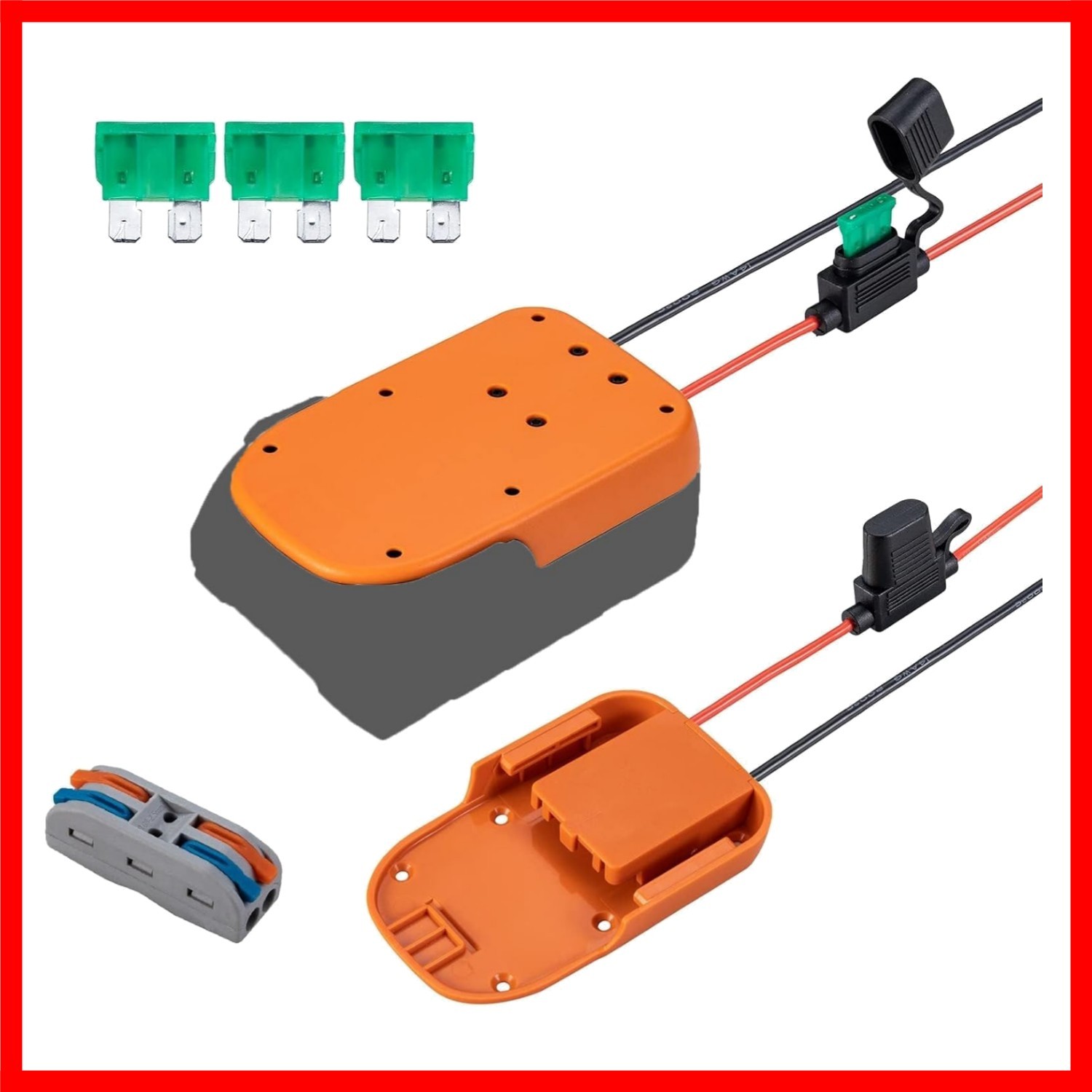Power Wheels & DIY 18V Battery Adapter with Fuse & Heavy-Duty Wire