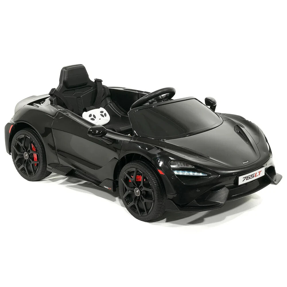 Licensed McLaren 765LT KIDS Ride On Sports Car 12V Rubber Tires Lights Music+ RC