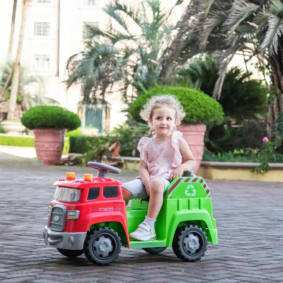 Freddo Dump Truck 1 Seater Ride-On Vehicle