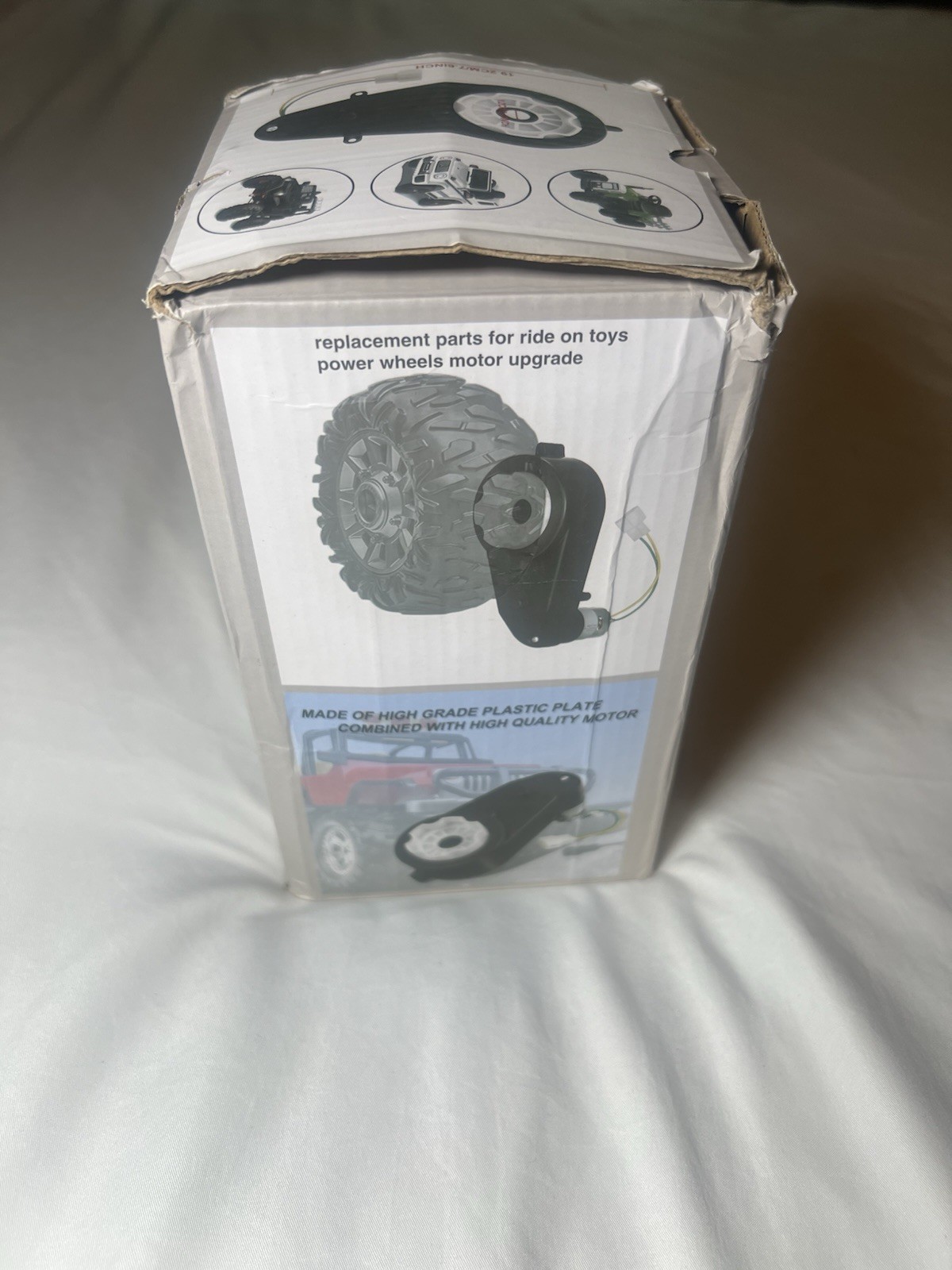 1 Pair Power Wheels Gearbox 12V 35000rpm Motor for Electric Car Kids Ride On Car